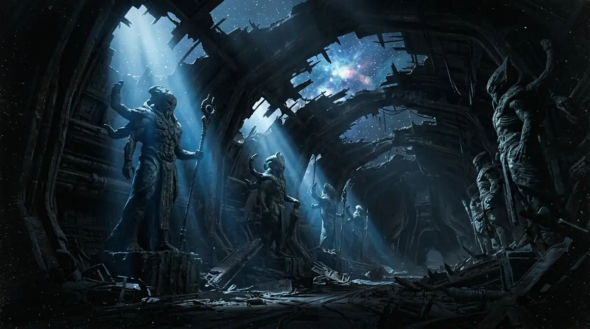 Cosmic Ruins Background