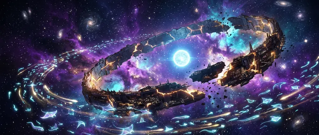 Cosmic Nebula Ruins